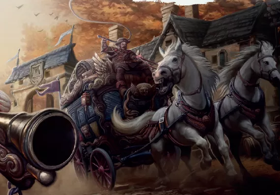 La Diligencia y los Caballos
